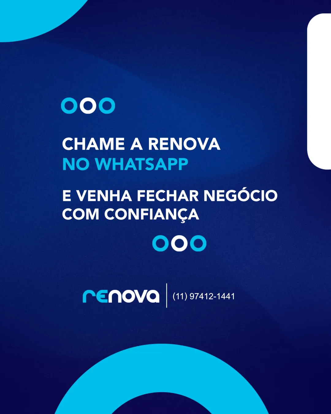 Renova Seminovos — mês 1, carrossel 1, slide 5