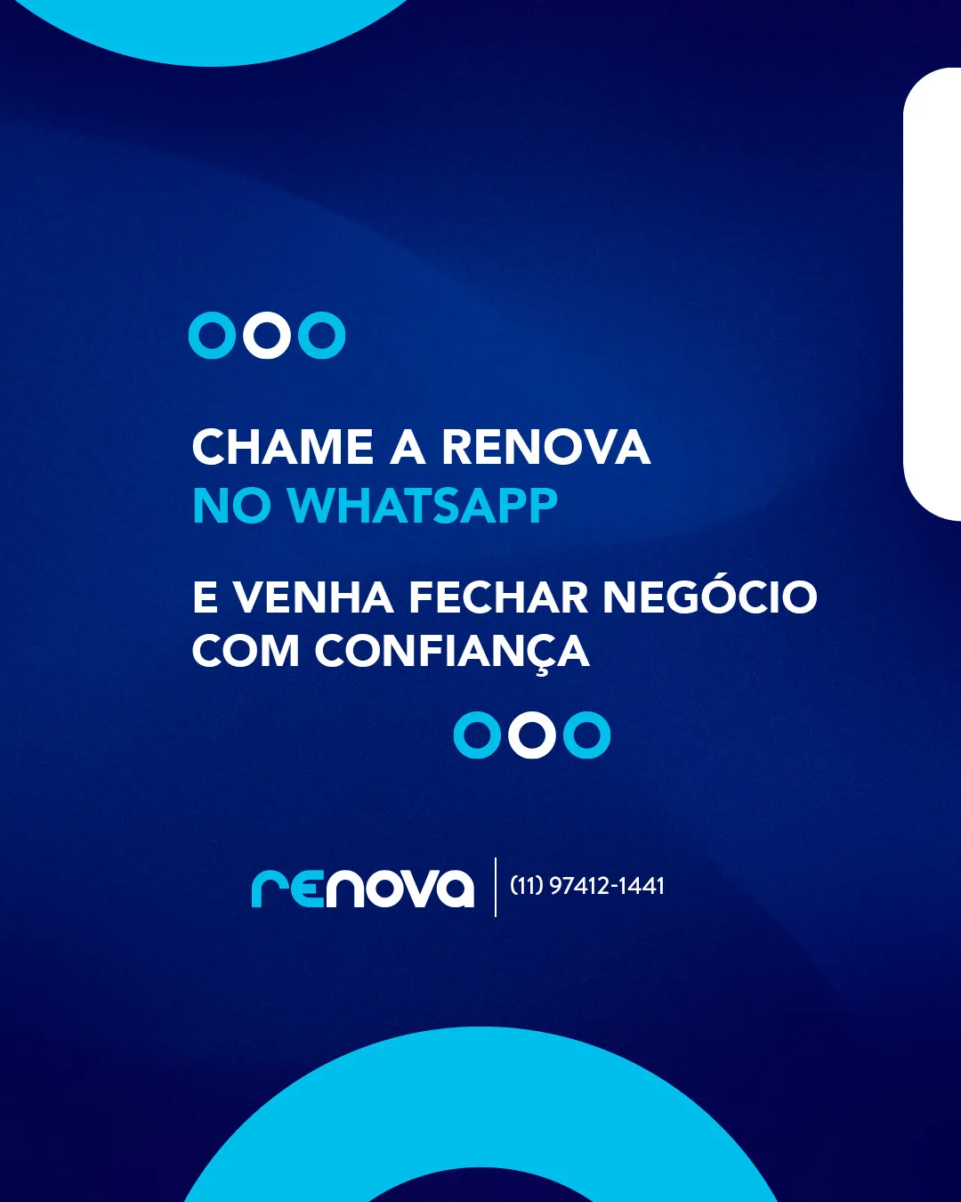 Renova Seminovos — mês 3, carrossel 1, slide 4
